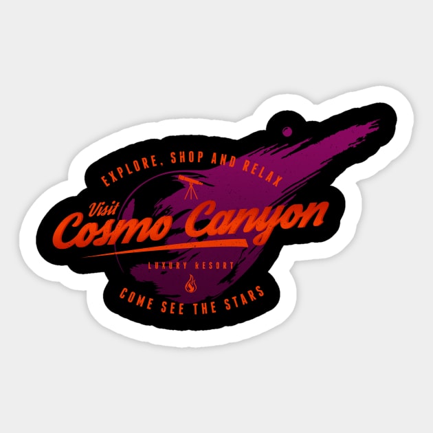 Cosmo Canyon Sticker by Zonsa